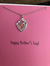 Load image into Gallery viewer, Mother&#39;s Day card with necklace