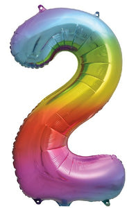34IN RAINBOW NUMERAL FOIL 2