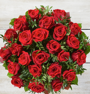 24 Beautiful Valentine's Red Roses