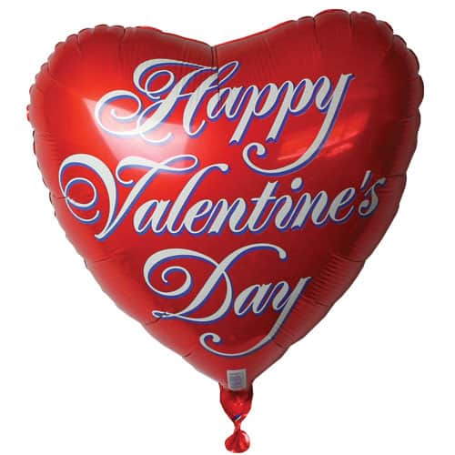 Valentines Foil Helium Balloon